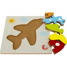 Toysilla Ahşap Puzzle Uçak Temalı - T5004