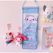 Syn İletişim Kuromi My Melody Hello Kitty Cinnamoroll Sanrio Dolap Içi Banya Oda Dekor Düzenleyici Organizatör
