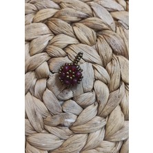 N House El Yapımı Cevşen Kolye / Nazarlık / Bordo
