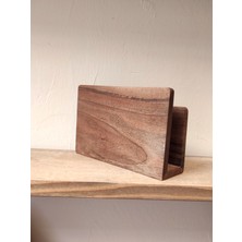 Limon Dekor Peçetelik Ceviz Ağacından El Yapımı -Napkin Holder Handmade From Walnut Wood