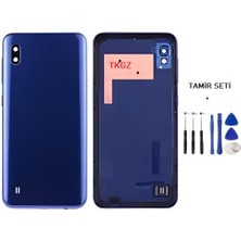 Samsung Galaxy A10  - SM-A105F Full Kasa Arka Kapak Takım Mavi - Tamir Seti