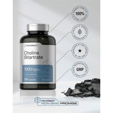 Horbaach Choline Bitartrate 1000mg  250 Capsules