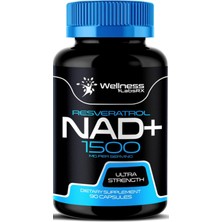 Wellness Labsrx Nad Supplement  1500mg - Nad+ Supplement With Resveratrol 90 Capsul