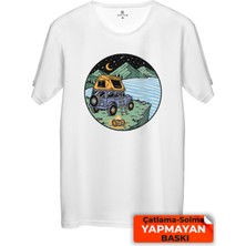 Çakılap Macera - Doğa - Kamp Baskılı Tişört  (Rgl-Mcr)