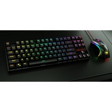 Redragon K552-RGB-BA %60 Mekanik Tr Q Klavye & M607-RGB 7200 Dpı Mouse Combo Set