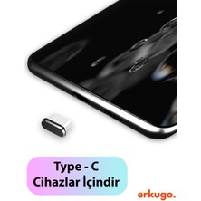 Erkugo Type-C Toz ve Kir Önleyici Şarj Soketi Koruyucu Tıpa Su Geçirmez Silikon 1 adet