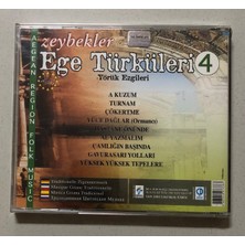 Erdal Ege Türküleri 4 Zeybekler CD (Jelatininde Sıfır Orjnal Dönem Baskı Cd)