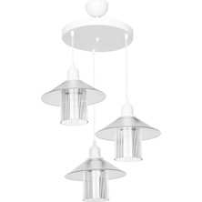 Altıntepe Inka 3'lü Beyaz Optik Transparan Şeffaf Başlıklı