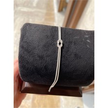 Luna Gümüş Gümüş Düğüm Bileklik