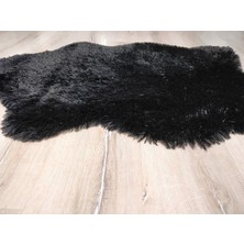 Doğuş Peluş Halı Siyah 80X140 Cmpost Halı