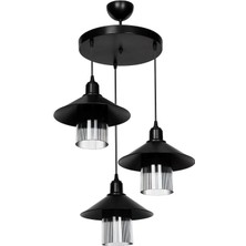 Altıntepe Inka 3'lü Siyah Optik Füme Başlıklı