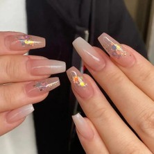 Pretty 6'lı Tırnak Süsleme Pul Parçaları Nail Art