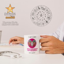 Hediyeci Market Koç Burcu Kadınına Özel Beyaz Kupa Bardak - HMK-00105-05