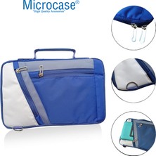 Microcase Ipad 10.9 Inch 2022 10.nesil Tabletler Universal Sleeve Taşıma Çantası AL4346 Lacivert Krem Gri