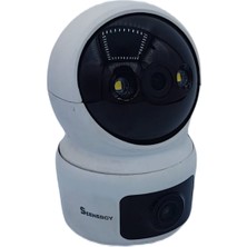 Bebek Güvenlik Kamerası Wifi Güvenlik Kamerası 3mp 360 Kapsama Hareket Algılama Monitör Kamera