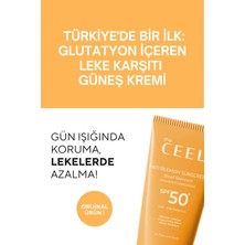 The Ceel Spf 50+ Leke Karşıtı Tüm Ciltler İçin Yüksek Korumalı Güneş Kremi 50 ml