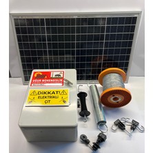 Uğur Mühendislik Elektrikli Çit Domuz  Ayı Kovucu Cihazı 50 Watt Panel