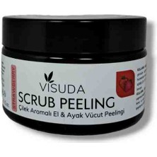 Visuda Sabun Scrub Peeling Çilek Aromalı 300 ml