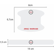 Ototime Audi Araçları Için Uyumlu Kapı Içi Çizik Önleyi Seti 8'li