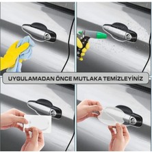 Ototime Renault Fluance Logolu Karbon Kapı Eşiği Koruyucu Suni Deri 4'lü Set