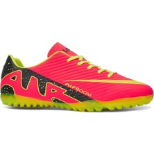 Cihan Shoes Erkek Halı Saha Kramponu Futbol Ayakkabısı Nar_sarı