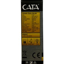 Cata CT-4221 5W 6400K (Beyaz) G9 Duylu Kapsül LED Ampul (2 Adet)