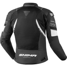 Shima Mesh Pro 2 Korumalı Motosiklet Montu Siyah / Beyaz