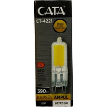 Cata CT-4221 5W 6400K (Beyaz) G9 Duylu Kapsül LED Ampul