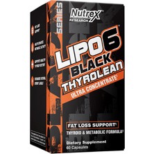 Nutrex Lipo-6 Black Thyrolean 60 Capsules  Usa Version