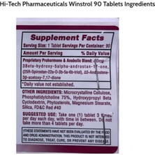 Hi-Tech Hi Tech Pharmaceuticals Winstrol 90 Tablets Steroid Değildir Besin Desteğidir  Usa Version