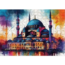 Karizmart Ahşap Mdf Puzzle Yapboz Cami Manzarası 25 x 35 x 50 cm