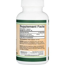 Double Wood  Bacopa Monnieri Extract 450mg 90 Capsul  Usa Version