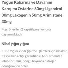 Mass Genetıcs Mass Stack Extreme 4 Esterli Içerik (Lgd-4033 Lıgandrol-Mk-2866 Ostarıne-Laxogenin-Arimistane) 60 Capsul  Usa