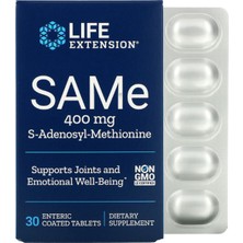 Life Extension Life Extension  Same  S-Adenosyl-Methionine  400 Mg  30 Enteric Coated Tablets
