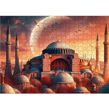 Karizmart Ahşap Mdf Puzzle Yapboz Cami Manzarası 50 x 70  cm