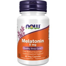 Now Foods  Melatonin  5mg  60 Veg Capsules