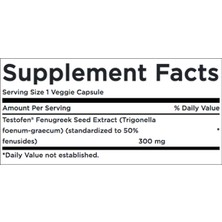 Swanson Fenugreek Extract - Featuring Testofen 60 Capsul  Usa Version