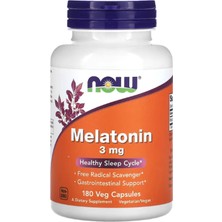 Now Foods  Melatonin  3 Mg  180 Veg Capsules  Usa Version