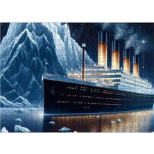 Karizmart Ahşap Mdf Puzzle Yapboz Titanic Gemisi 50 x 70  cm