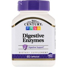 21st Century 21st Century  Digestive Enzymes  220mg 60 Capsul Usa Version