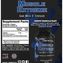 Mass Genetıcs Muscle Extreme Lgd-4033 Ligandrol 10mg 90 Capsul