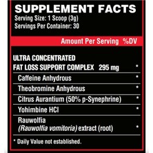 Nutrex Lipo-6 Black Uc Powder 30 Servis  Usa Version