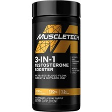 Muscletech 3-In-1 Testosterone Booster 100 Capsul  Usa Version