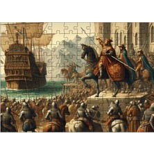 Ekart Ahşap Mdf Puzzle Yapboz Savaş Temalı 120 Parça 25 x 35 cm