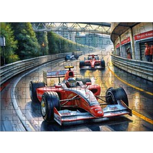 Karizmart Ahşap Mdf Puzzle Yapboz Formula 1 120 Parça 25 x 35 cm