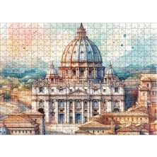 Karizmart Ahşap Mdf Puzzle Yapboz Vatikan 50 x 70  cm