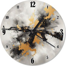 Ekart AK47 Akarlı Duvar Saati