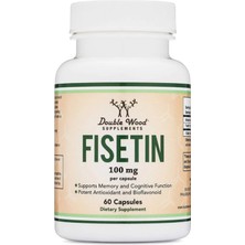 Double Wood Fisetin 100mg 60 Capsul  Usa Version