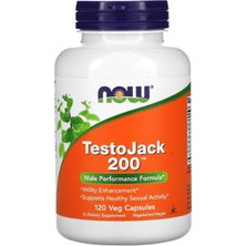Now Testojack 200 Natural  Booster 120 Veg Capsul  Usa Version