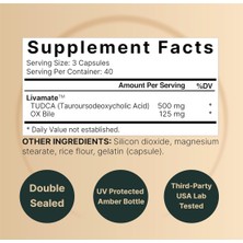 Naturebell Tudca 500mg With Ox Bile 125mg  ile  Daha iyi Emilim 120 Capsul